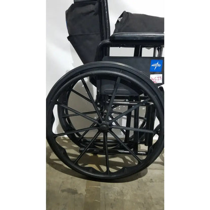 Reuse Medical Equipment Medline Guardian Standard Manual Wheelchair with Padded Arms and Durable Folding Frame Wheelchairs, second-hand product photo 20