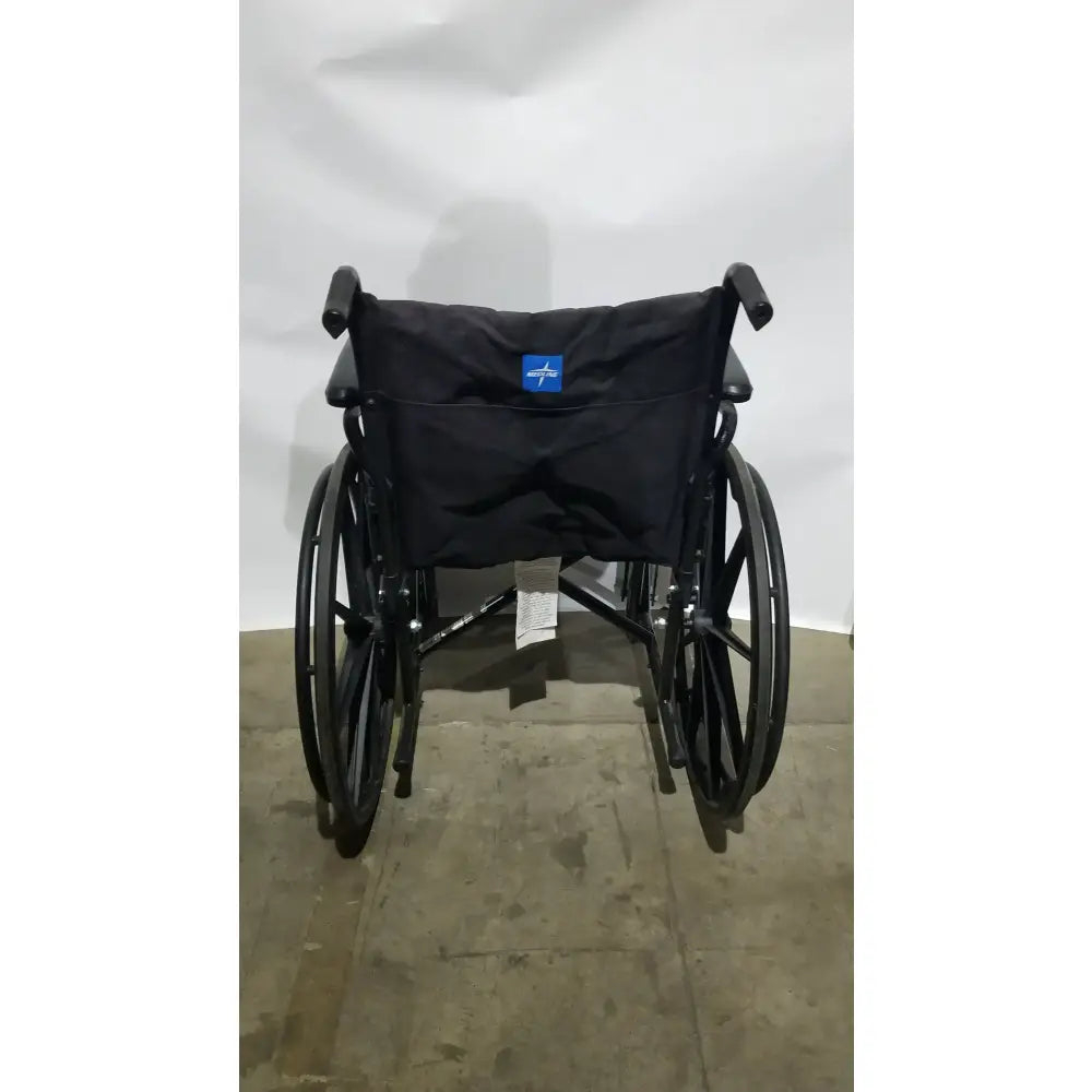 Reuse Medical Equipment Medline Guardian Standard Manual Wheelchair with Padded Arms and Durable Folding Frame Wheelchairs, second-hand product photo 5