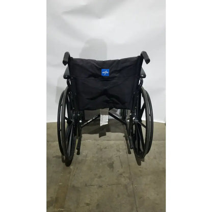 Reuse Medical Equipment Medline Guardian Standard Manual Wheelchair with Padded Arms and Durable Folding Frame Wheelchairs, second-hand product photo 5