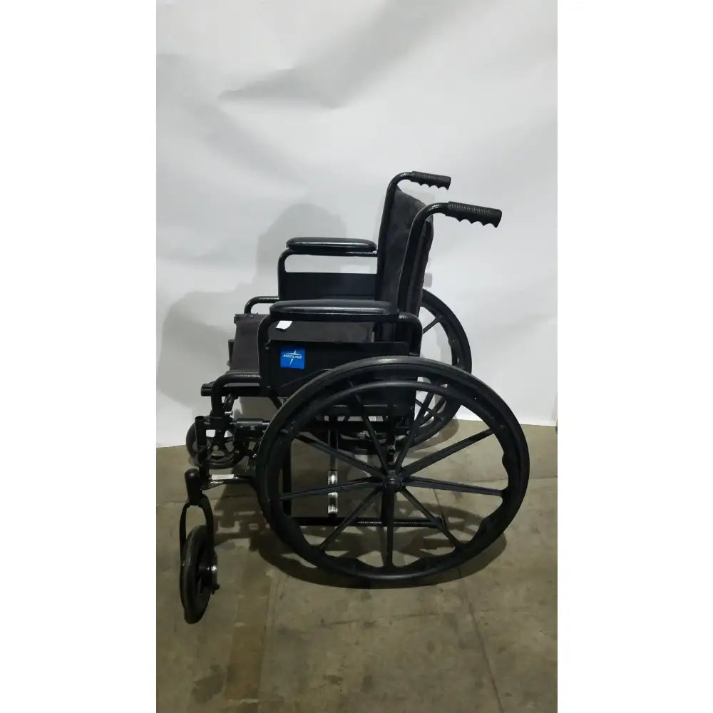 Reuse Medical Equipment Medline Guardian Standard Manual Wheelchair with Padded Arms and Durable Folding Frame Wheelchairs, second-hand product photo 8