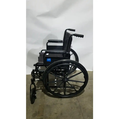 Reuse Medical Equipment Medline Guardian Standard Manual Wheelchair with Padded Arms and Durable Folding Frame Wheelchairs, second-hand product photo 8