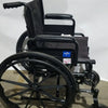 Medline Guardian Standard Manual Wheelchair with Padded Arms and Durable Folding Frame