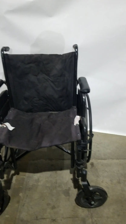 Reuse Medical Equipment Medline Guardian Standard Manual Wheelchair with Padded Arms and Durable Folding Frame Wheelchairs, second-hand product photo 11