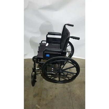 Reuse Medical Equipment Medline Guardian Standard Manual Wheelchair with Padded Arms and Durable Folding Frame Wheelchairs, second-hand product photo 6