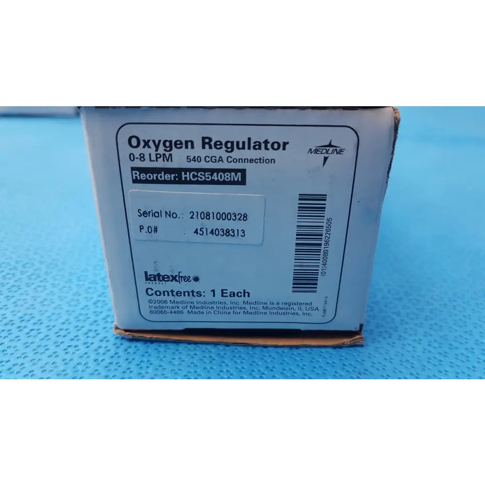 Medline HCS5408M Mini Oxygen Regulator Connection Brass Sleeve - Mini Oxygen Regulator