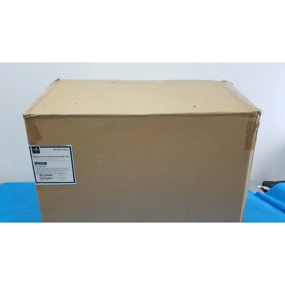 Medline MDS805110 Phlebotomy Sharps Container Red Phlebotomy Sharps Container, second-hand product photo 1