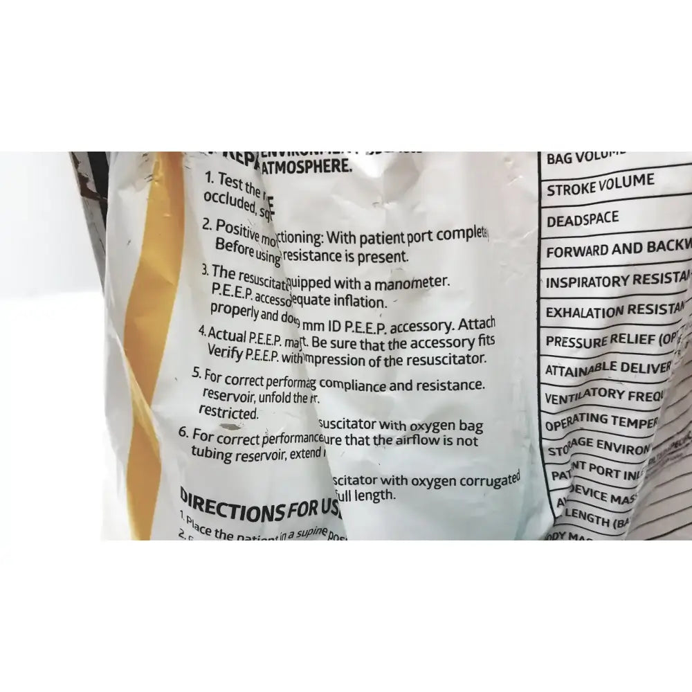 Medline Pediatric Resuscitation Bag CPRM2216 - Lot of 5 Pediatric Manual Resuscitator, second-hand product photo 9