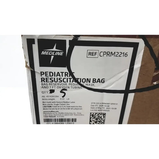 Medline Pediatric Resuscitation Bag CPRM2216 - Lot of 5 Pediatric Manual Resuscitator, second-hand product photo 2
