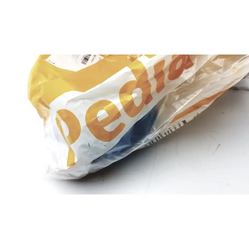 Crinkled yellow and white plastic medline pediatric resuscitation bag cprm2216 with bold orange pedra text lot of 6