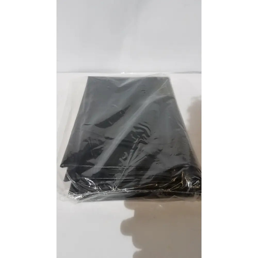 Medline post mortem body bag black heavy duty disposable plastic sealed in clear packaging adult size