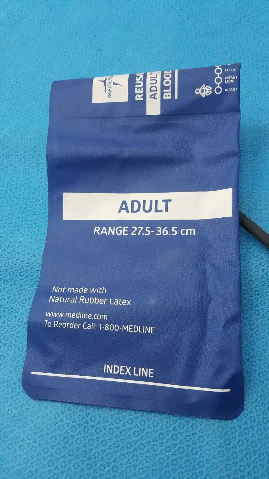 Medline Reusable Adult Blood Pressure Cuff Range 27.5 - 36.5 cm Blood Pressure Cuff, second-hand product photo 9
