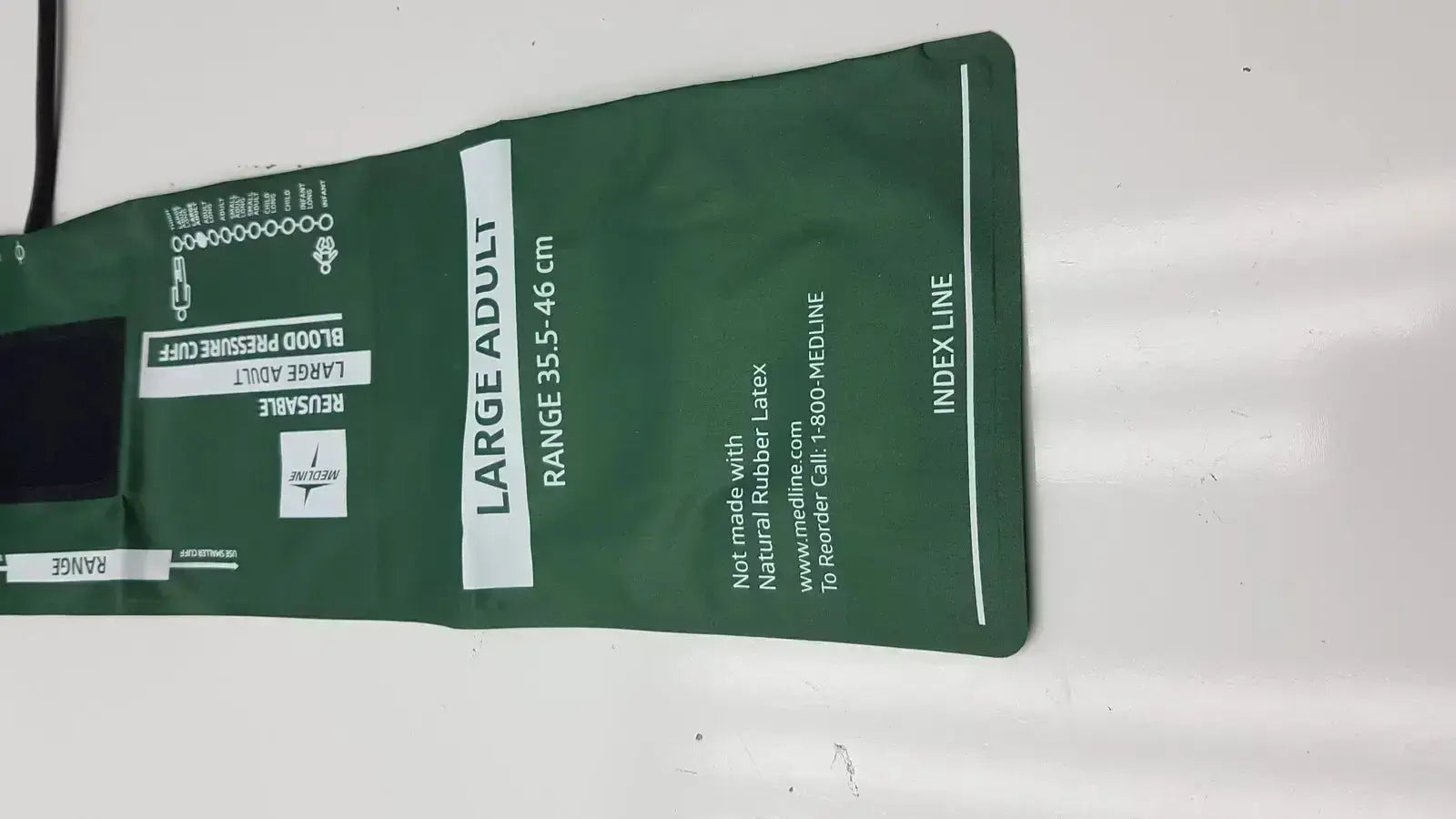 Critikon Medline Reusable Large Adult BP Cuff Range 35.5 - 46 cm Blood Pressure Cuff, second-hand product photo 4