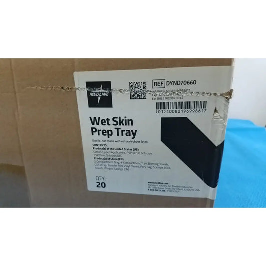 Reuse Medical Medline Wet Skin Prep Tray - DYND70660 Other Medical & Lab Equipment, second-hand product photo 1
