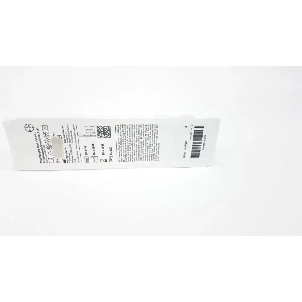 Medrad Mark V ProVis Sterille Disposable Syringe 150mL & QFT 150-FT-Q Exp. 2026 Disposable Syringe, second-hand product photo 1