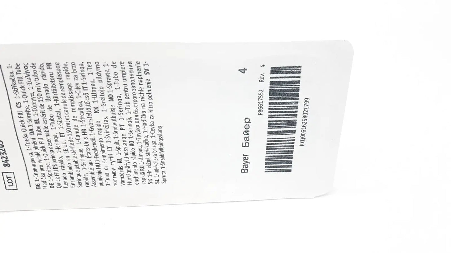 Medrad Mark V ProVis Sterille Disposable Syringe 150mL & Exp. 2026 Contrast Injector Syringe, new product photo 17