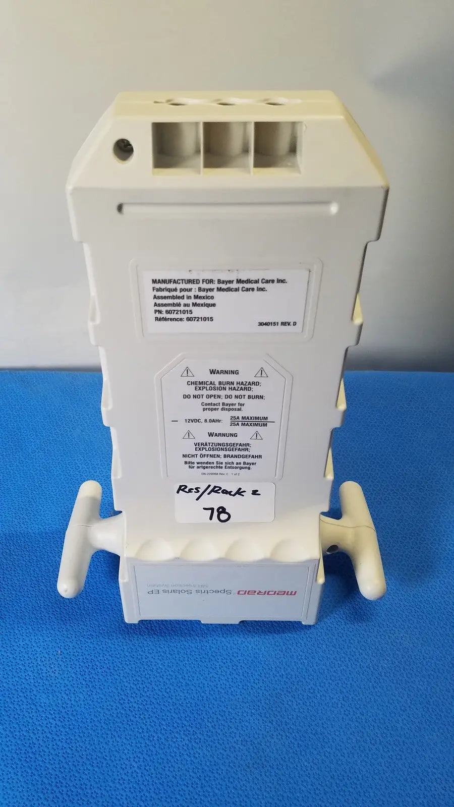 Reuse Medical Medrad Spectris Solaris MR Injection System Battery Other Medical & Lab Equipment, second-hand product photo 1