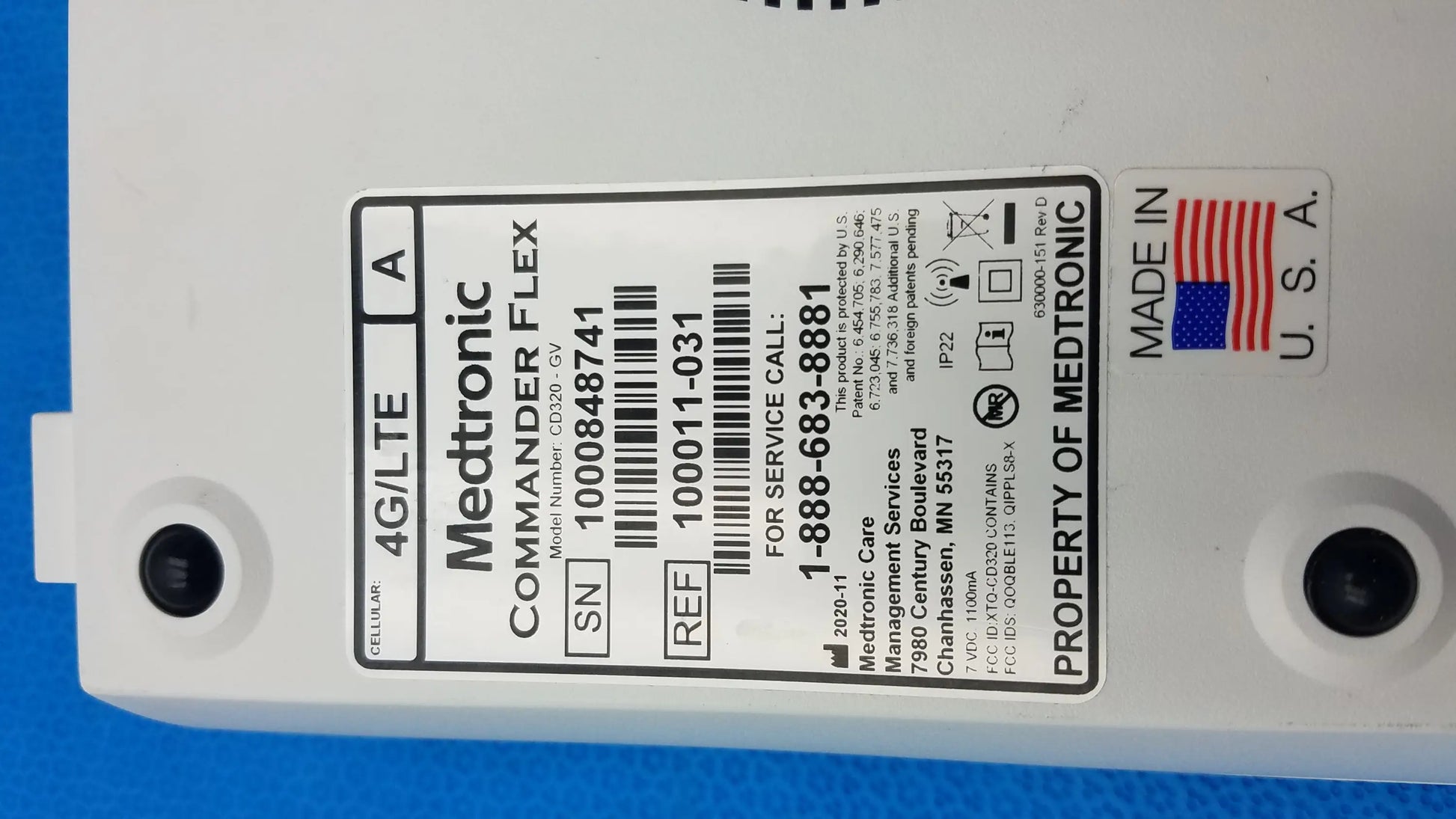 Medtronic 100011-031 Commander Flex Monitor System With Cuff Commander Flex Monitor System, second-hand product photo 10