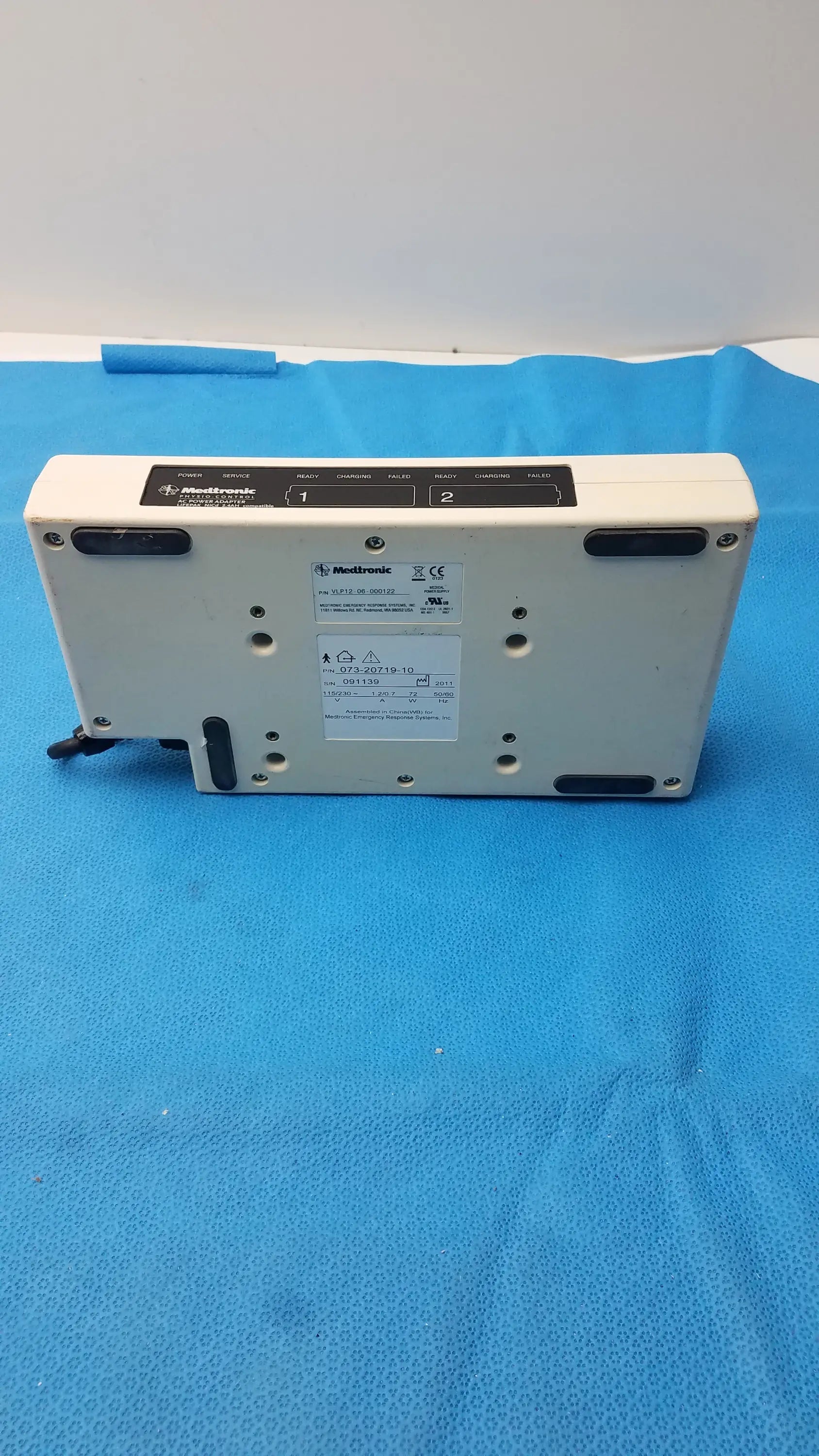 Medtronic AC Power Supply for Physio-Control Lifepak 12 – VLP12 Adapter-Used Defibrillator Accessory, second-hand product photo 10