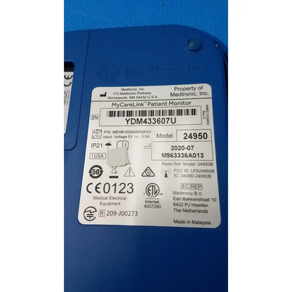 Medtronic MyCareLink Model 24950 Patient Data Transmitter with Remote PA96000 Patient Data Transmitter, second-hand product photo 6
