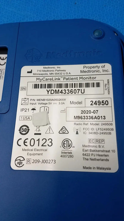 Medtronic MyCareLink Model 24950 Patient Data Transmitter with Remote PA96000 Patient Data Transmitter, second-hand product photo 6