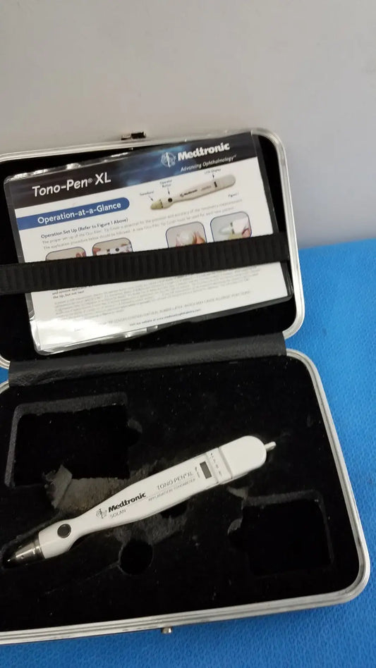 Reuse Medical Medtronic Tono-Pen XL SOLAN Handheld Tonometer w/ Carry Case Autorefractors, Keratometers & Tonometers, second-hand product photo 1