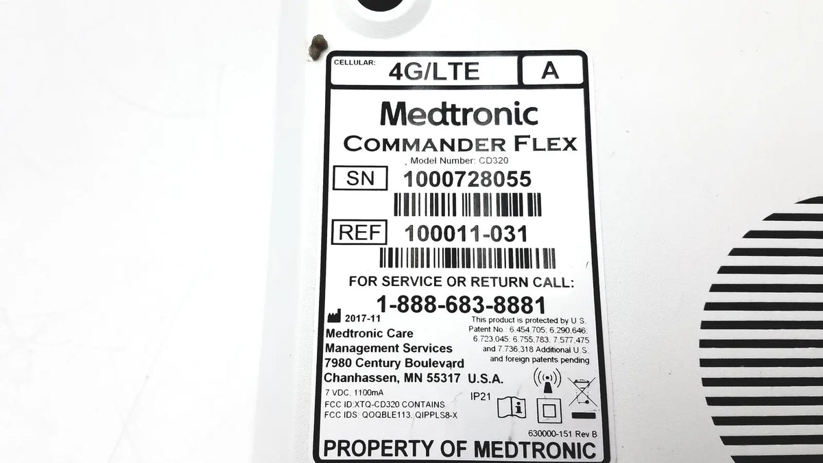 Medtronics commander flex 4g lte cellular device model cd120 serial 1000728055 for reuse medical applications
