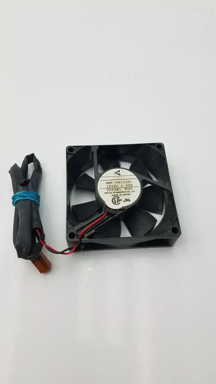 Melco Technorex Cooling Fan MMF - 08C12DL, 12VDC 0.09A Cooling Fan, second-hand product photo 6
