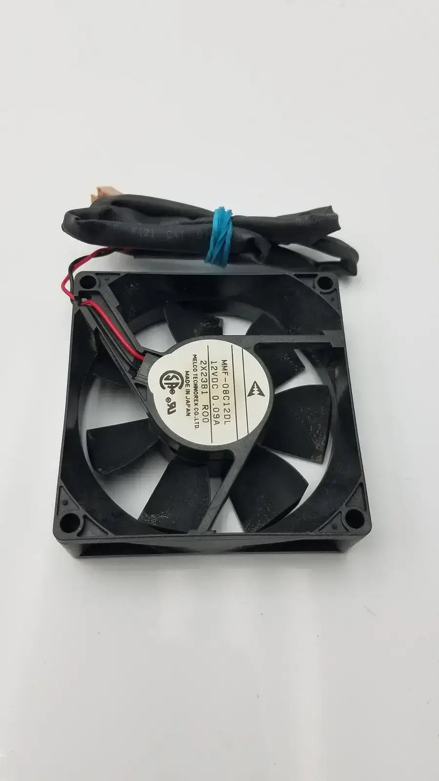 Melco Technorex Cooling Fan MMF - 08C12DL, 12VDC 0.09A Cooling Fan, second-hand product photo 1
