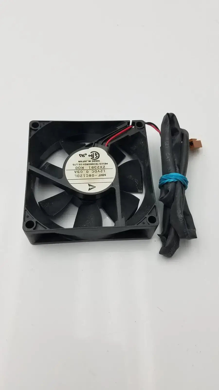 Melco Technorex Cooling Fan MMF - 08C12DL, 12VDC 0.09A Cooling Fan, second-hand product photo 2