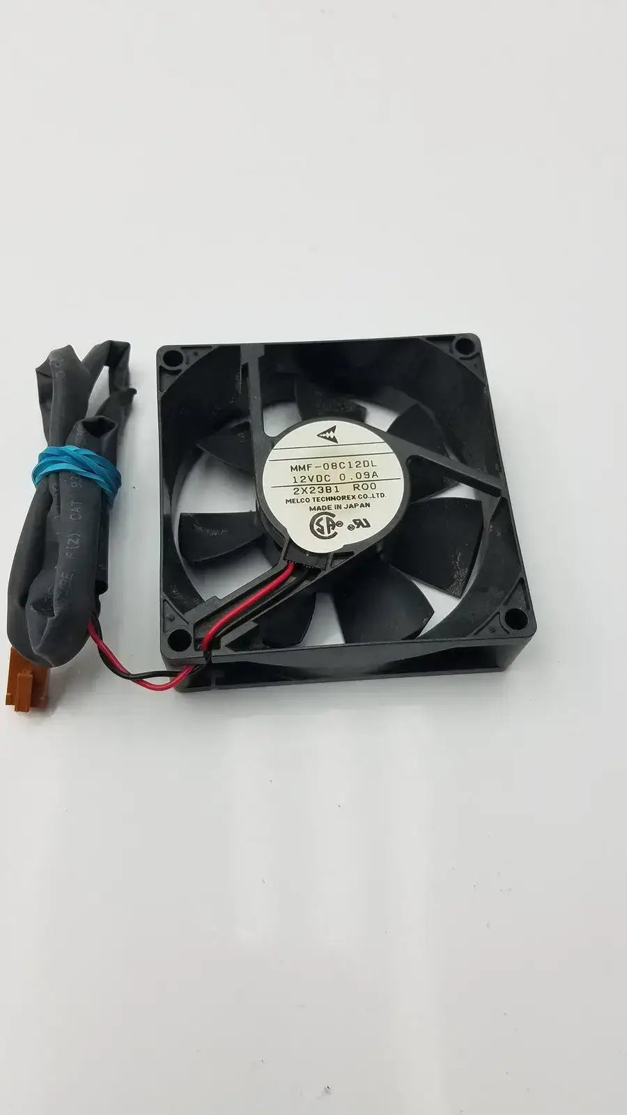 Melco Technorex Cooling Fan MMF - 08C12DL, 12VDC 0.09A Cooling Fan, second-hand product photo 3