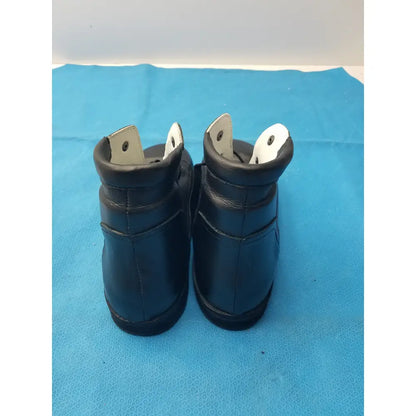 Mens Custom Extra Wide Orthopedic Extra Depth Boots Black Leather - Orthopedic support boots