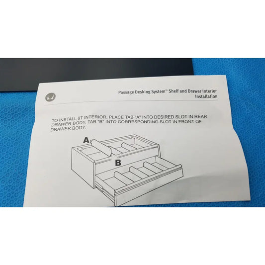 Meridian File Dividers for Lateral Cabinets 2 Pieces - File cabinet dividers