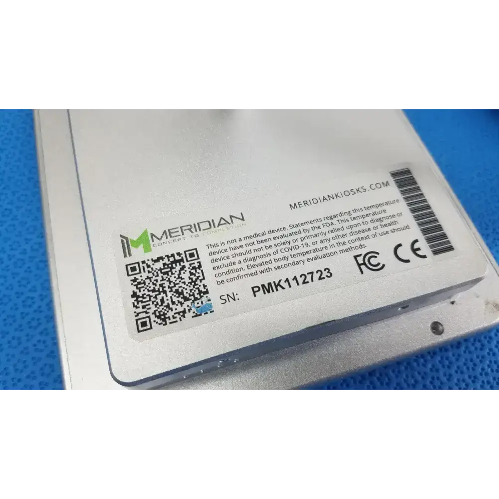 Meridian Pmk112723 Temperature and Personnel Management Kiosk Temperature and Personnel Management Kiosk, second-hand product photo 6