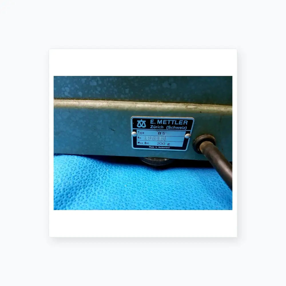 Mettler B5 Analytical Balance 200Grams Analytical Balance, second-hand product photo 8