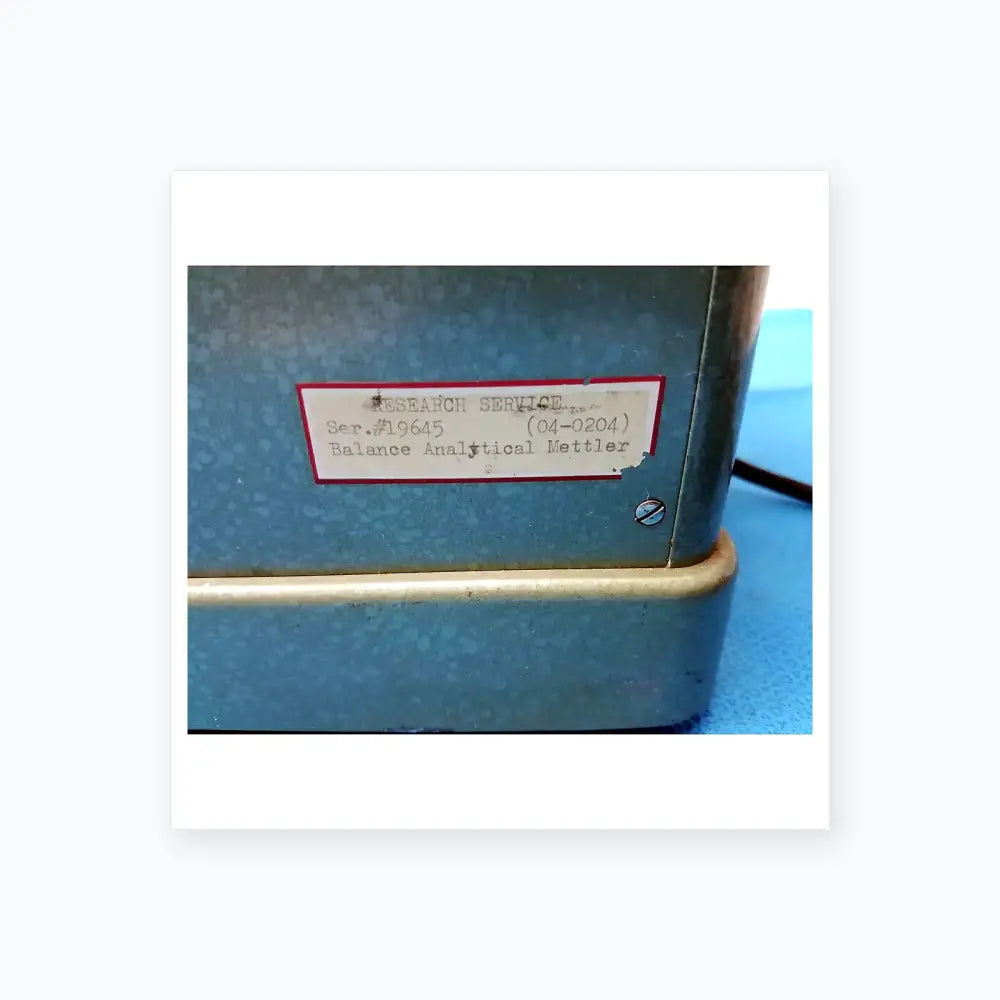 Mettler B5 Analytical Balance 200Grams Analytical Balance, second-hand product photo 10