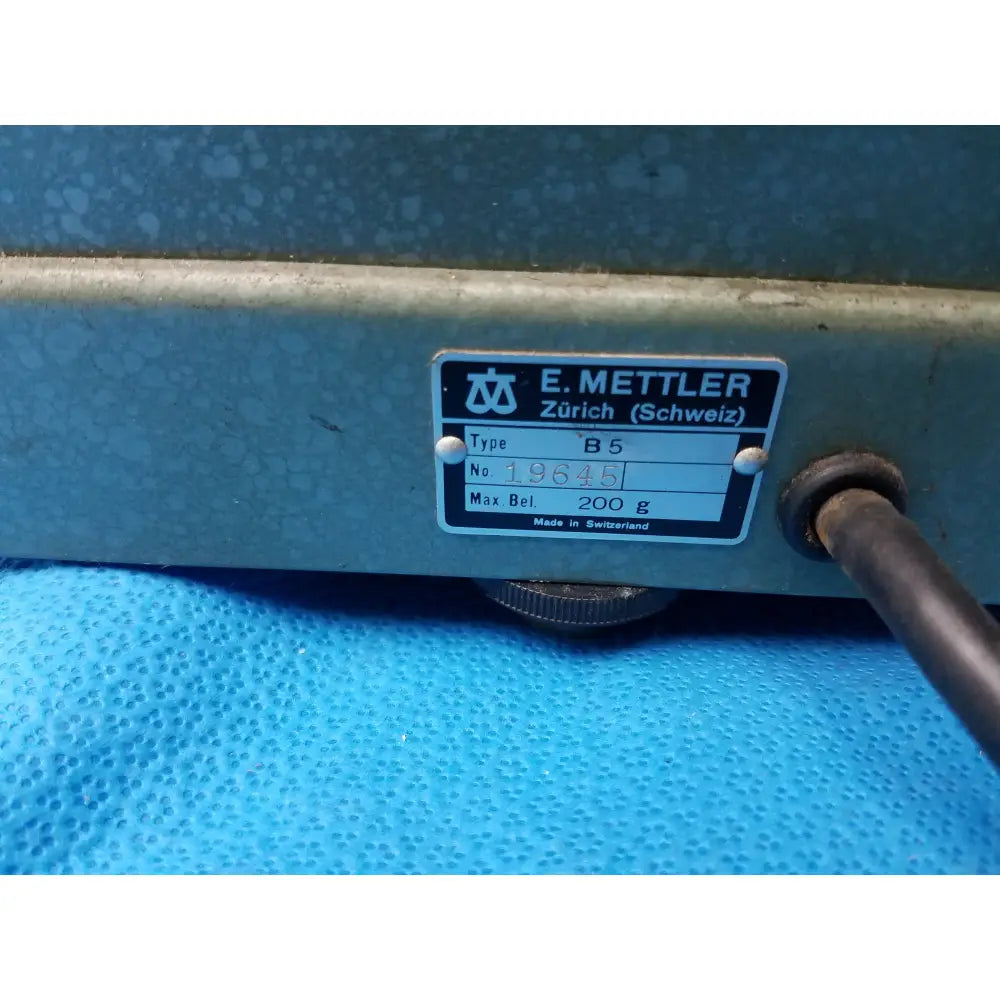Mettler B5 Analytical Balance 200Grams Analytical Balance, second-hand product photo 8