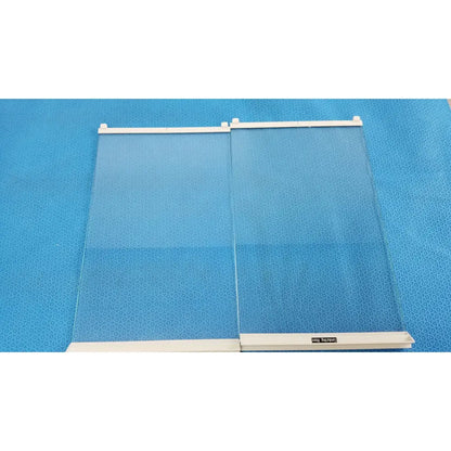 Clear plastic window panels with white frames for mettler toledo xp205 conducting glass draft shield protection