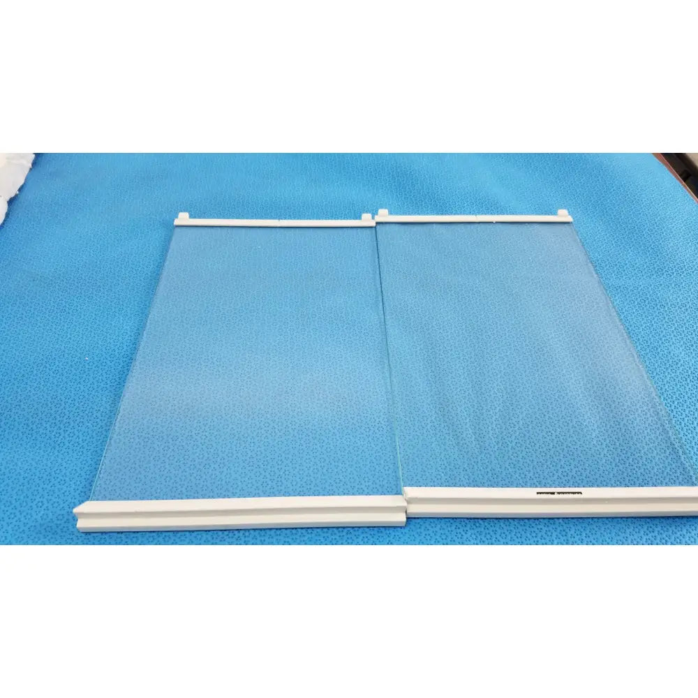 Clear glass window panels with white plastic frames for mettler toledo xp205 conducting glass draft shield