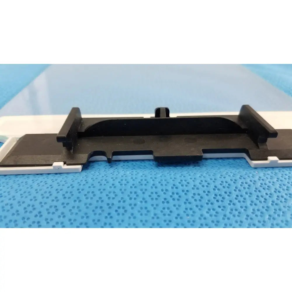 Black plastic phone case clip with white base for mettler toledo xp205 conducting glass draft shield accessory