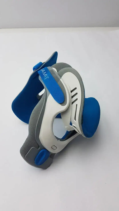 Miami J Cervical Neck Collar Adjustable Brace Support Blue Cervical Collar, second-hand product photo 2