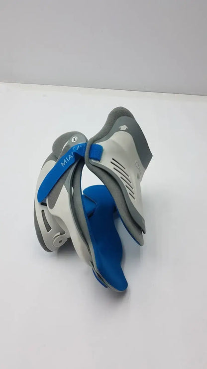 Miami J Cervical Neck Collar Adjustable Brace Support Blue Cervical Collar, second-hand product photo 4