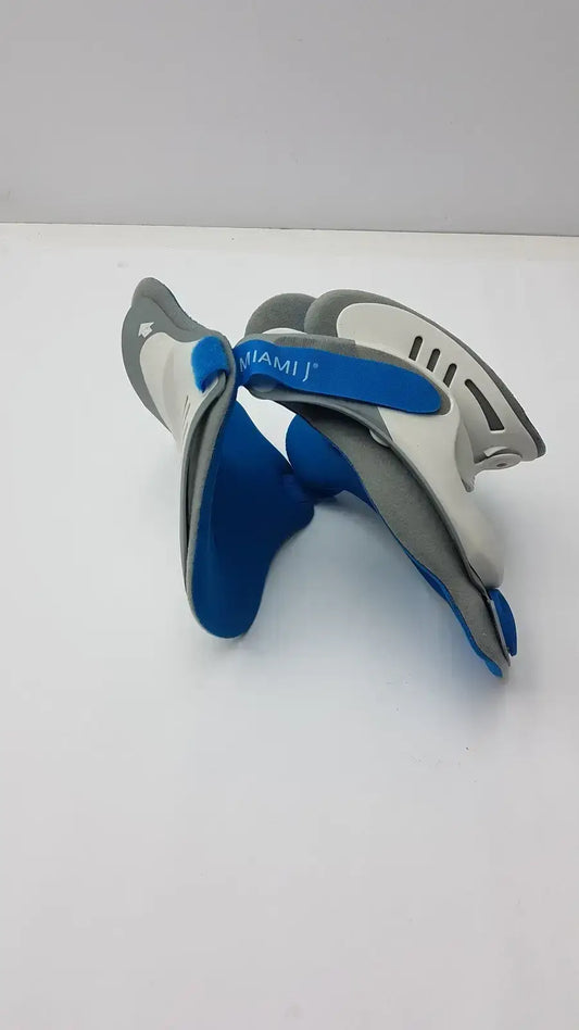 Miami J Cervical Neck Collar Adjustable Brace Support Blue Cervical Collar, second-hand product photo 1