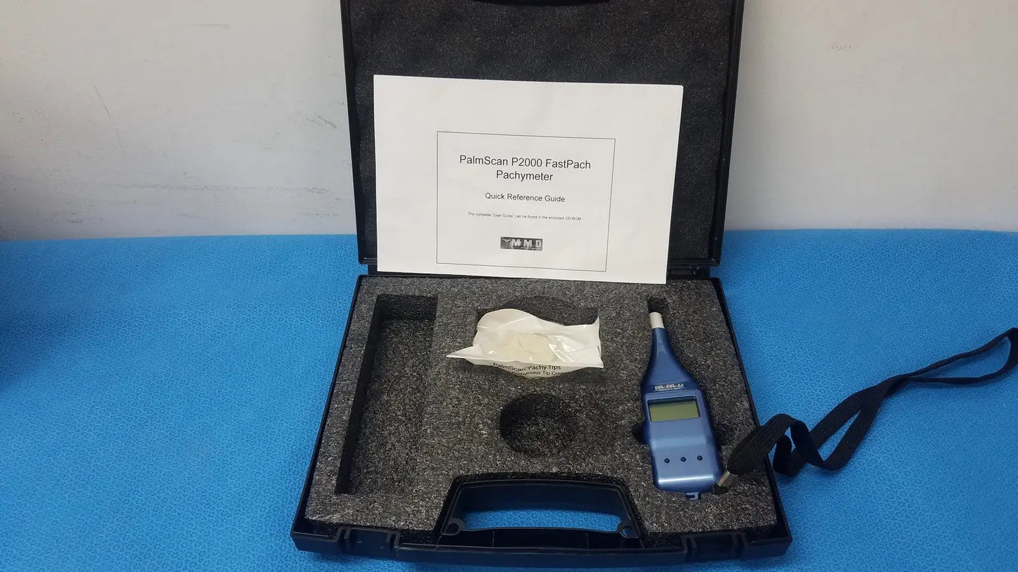 Reuse Medical Micro Medical Devices PalmScan P2000 Fastpach Pachymeter With Case Pachymeters, second-hand product photo 1