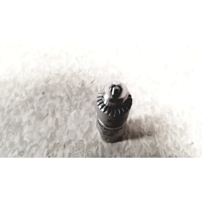 Black and silver microscrew drill chuck with gear-like exterior for microaire surgical instruments driver motor sag saw case