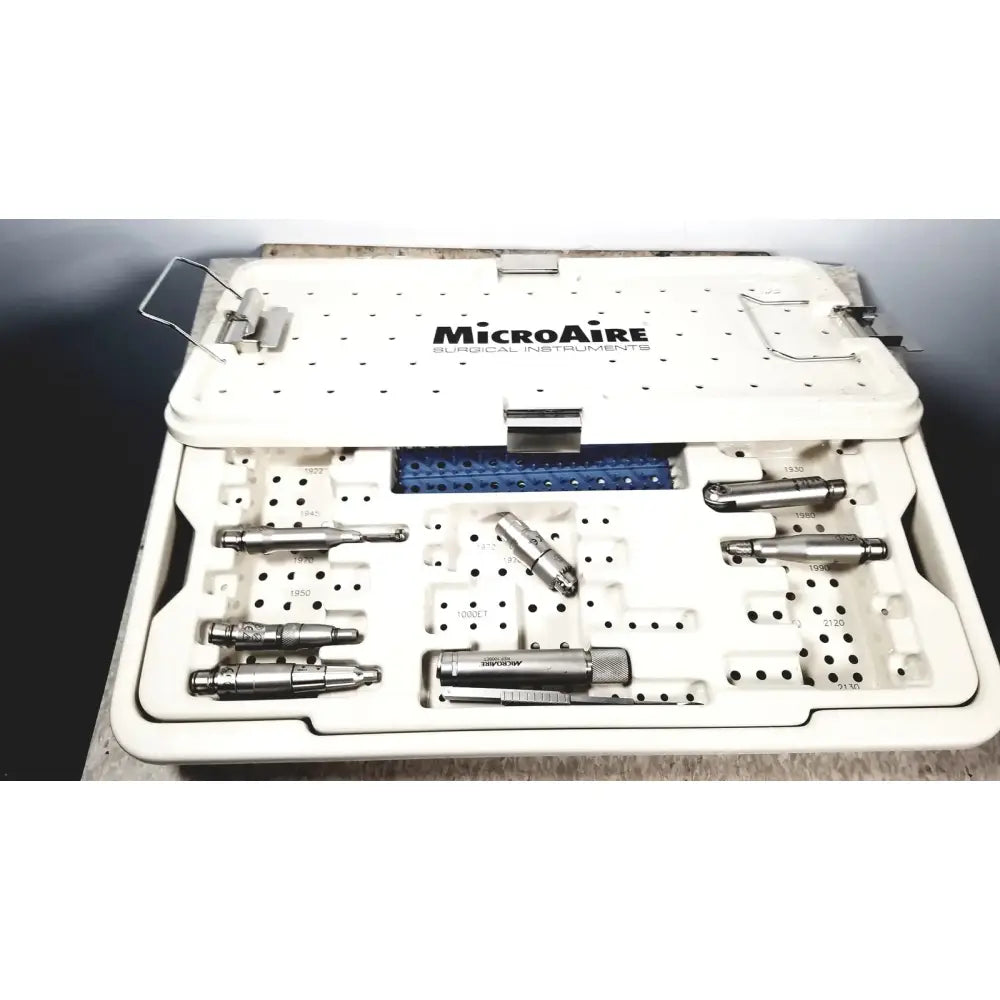 Reuse Medical MicroAire Surgical Instruments (Driver, Motor, Sag Saw) With Case Surgical & Orthopedic Instruments, second-hand product photo 1