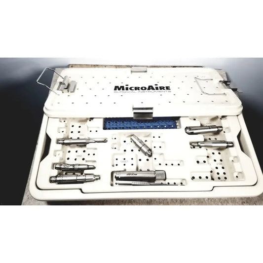 Reuse Medical MicroAire Surgical Instruments (Driver, Motor, Sag Saw) With Case Surgical & Orthopedic Instruments, second-hand product photo 1