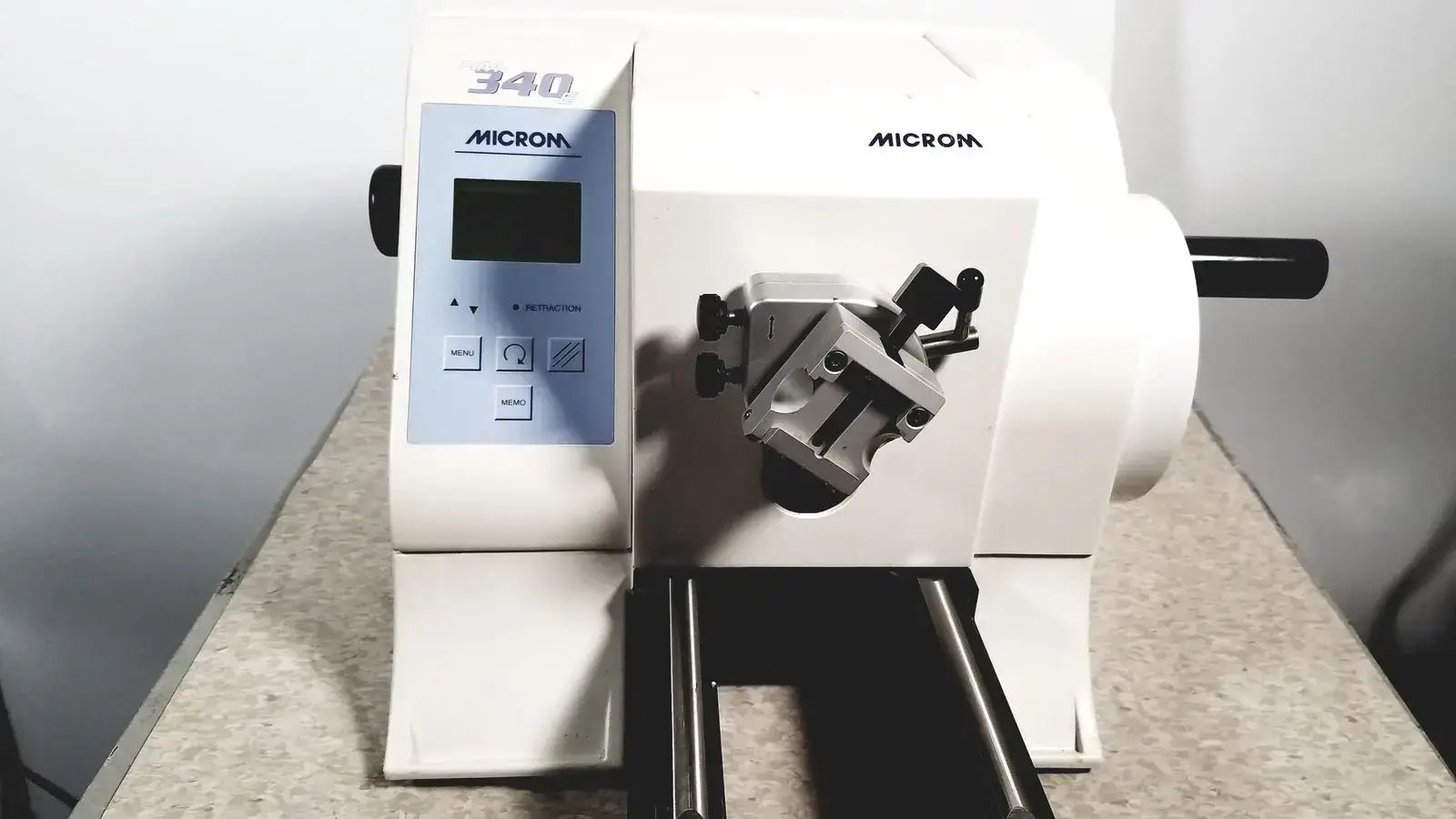 Microm HM 340E Electronic Rotary Microtome 41910, 904000 Microtome, as-is (for parts) product photo 7