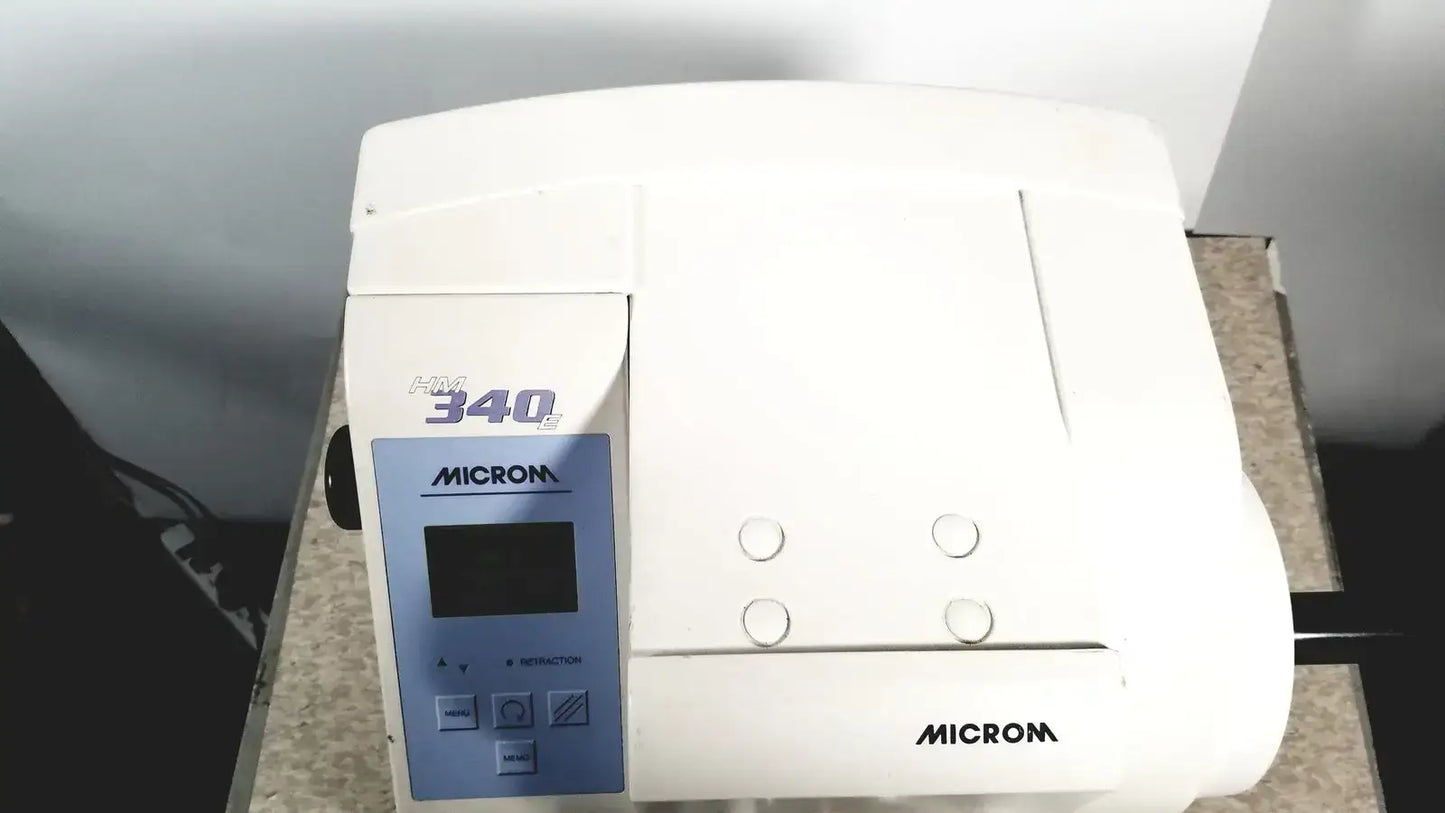 Microm HM 340E Electronic Rotary Microtome 41910, 904000 Microtome, as-is (for parts) product photo 5