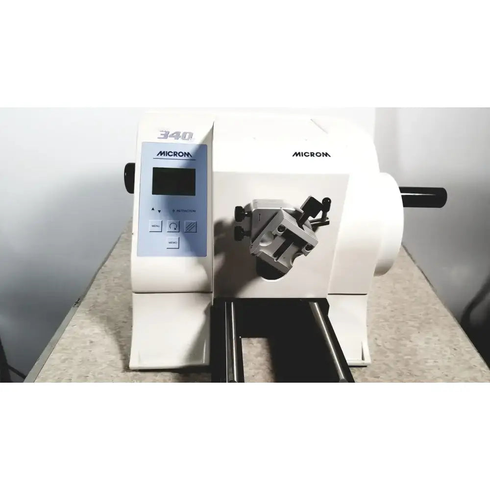 Microm HM 340E Electronic Rotary Microtome 41910, 904000 Microtome, as-is (for parts) product photo 7