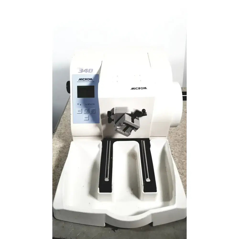 Microm HM 340E Electronic Rotary Microtome 41910, 904000 Microtome, as-is (for parts) product photo 3